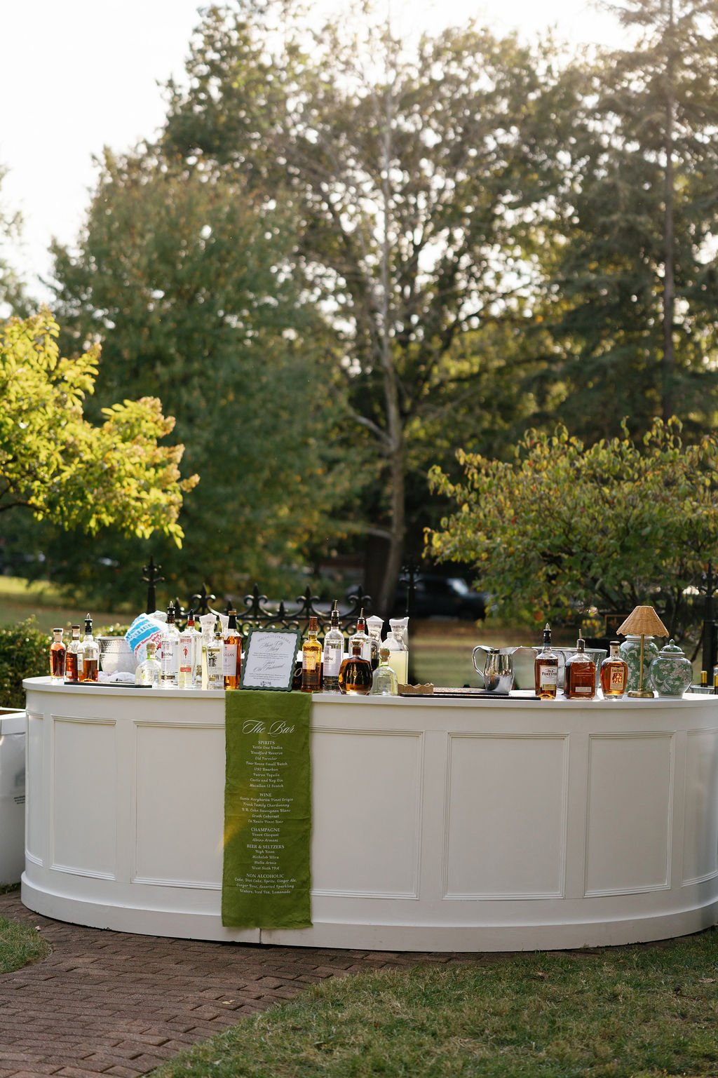 Catered dish presentation